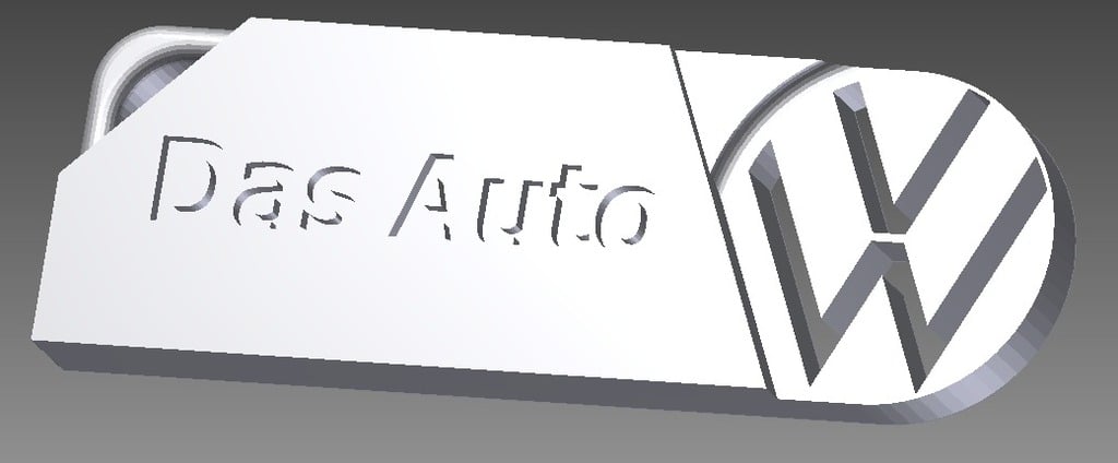 Стильный брелок для водителей VW