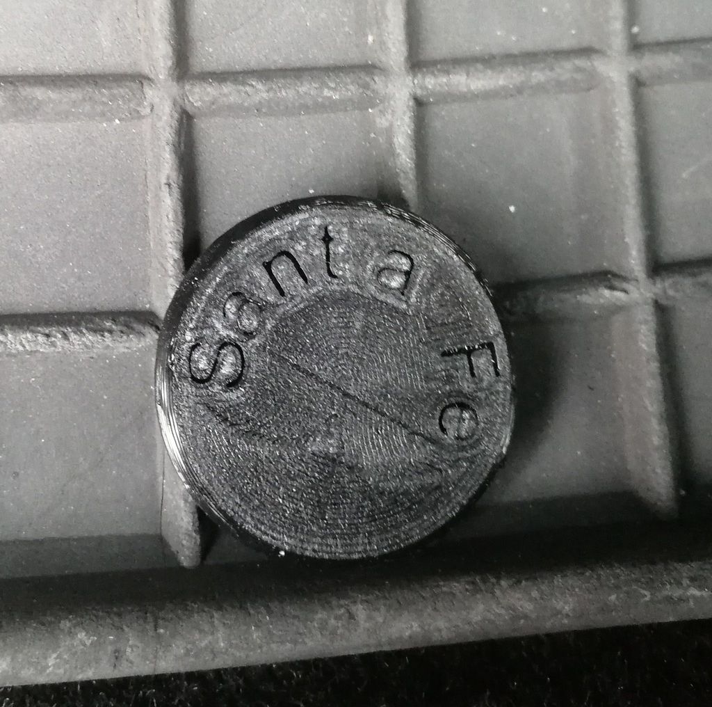 Замок для ковриков Hyundai Santa Fe