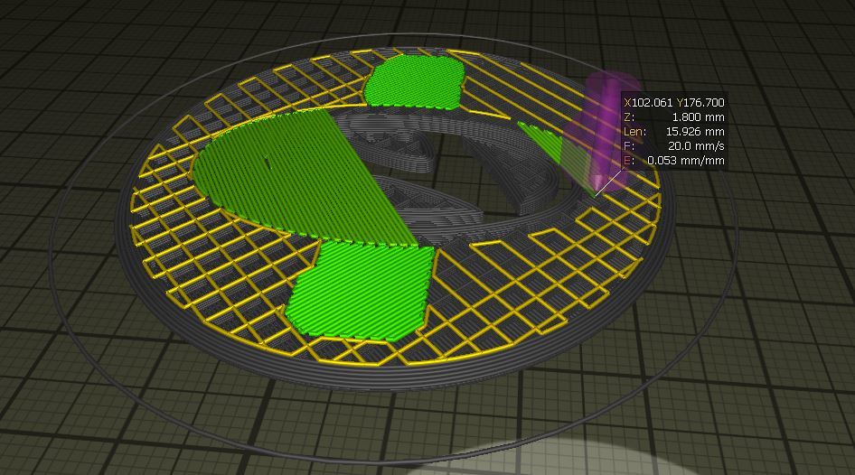 Центральная заглушка колеса из 3D-печати с логотипом Hyundai