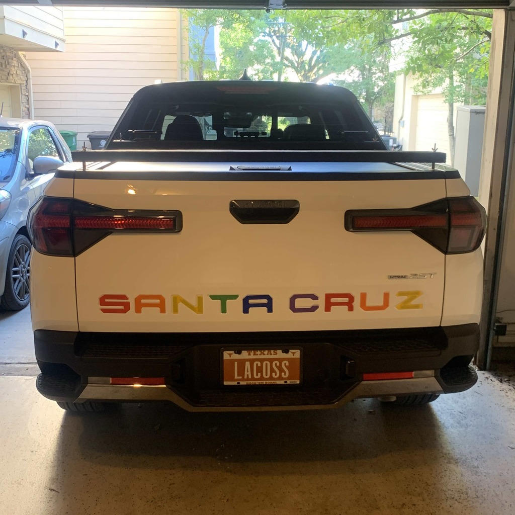 Штампованные буквы для Hyundai Santa Cruz