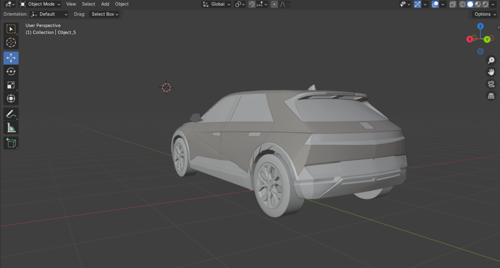 Резиновая модель Hyundai Ioniq 5