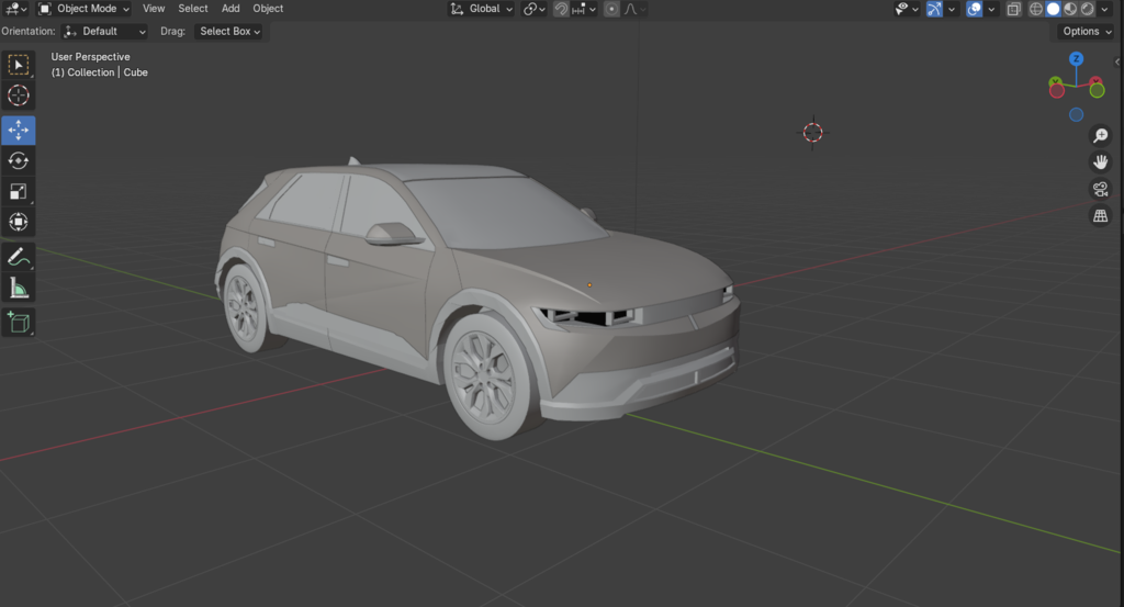 Резиновая модель Hyundai Ioniq 5