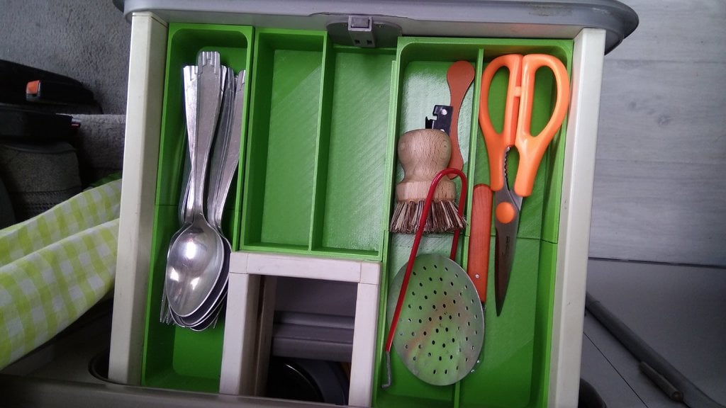 3D-модель органайзера для фургона T3