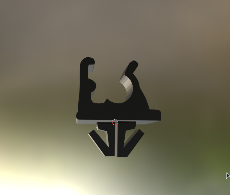 Зажим для штанги капота Hyundai Coupe/Tiburon 1997