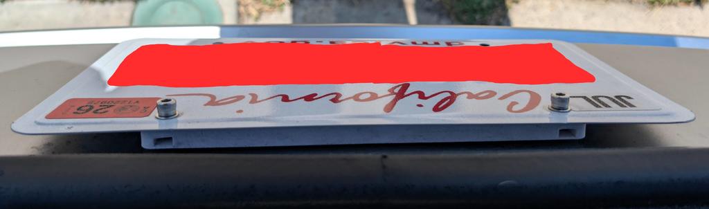 Адаптер для крепления номерного знака Hyundai Ioniq5