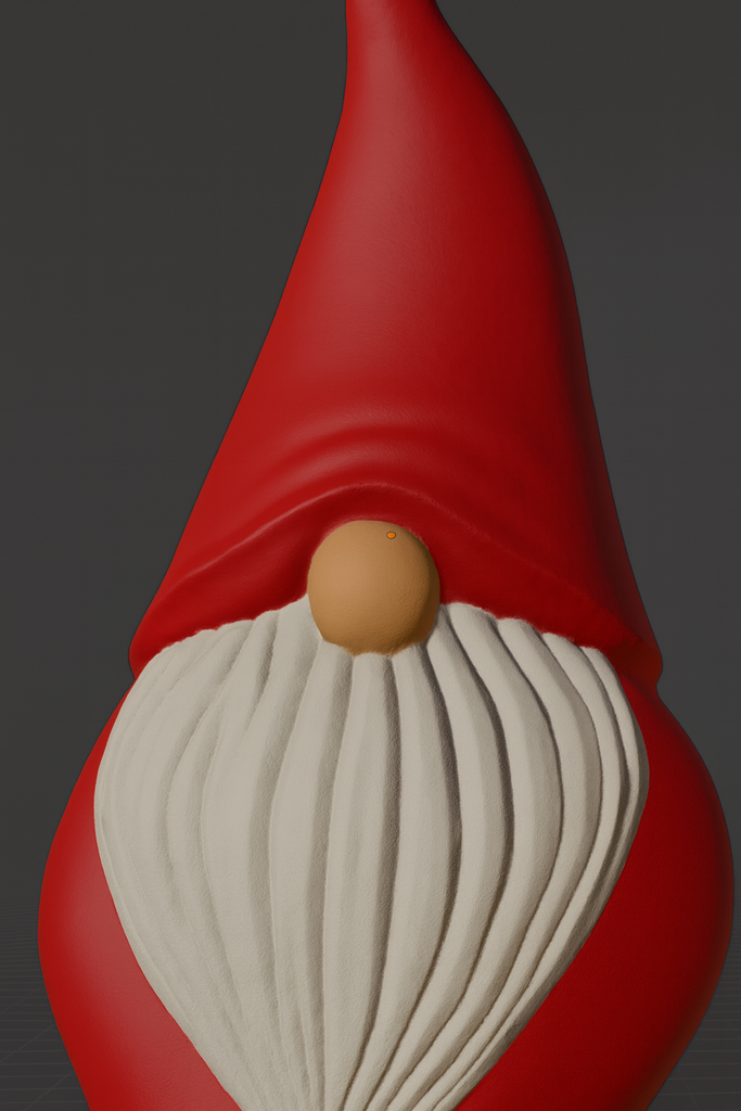 Шапка Санты с текстурой и нормальной моделью