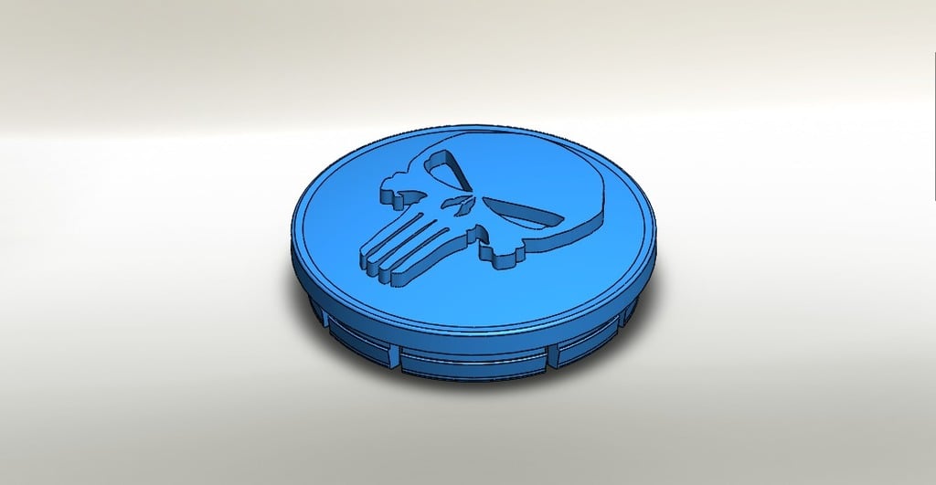 Крышка ступицы с логотипом Punisher