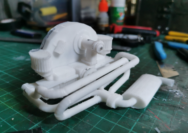 3D-модель двигателя