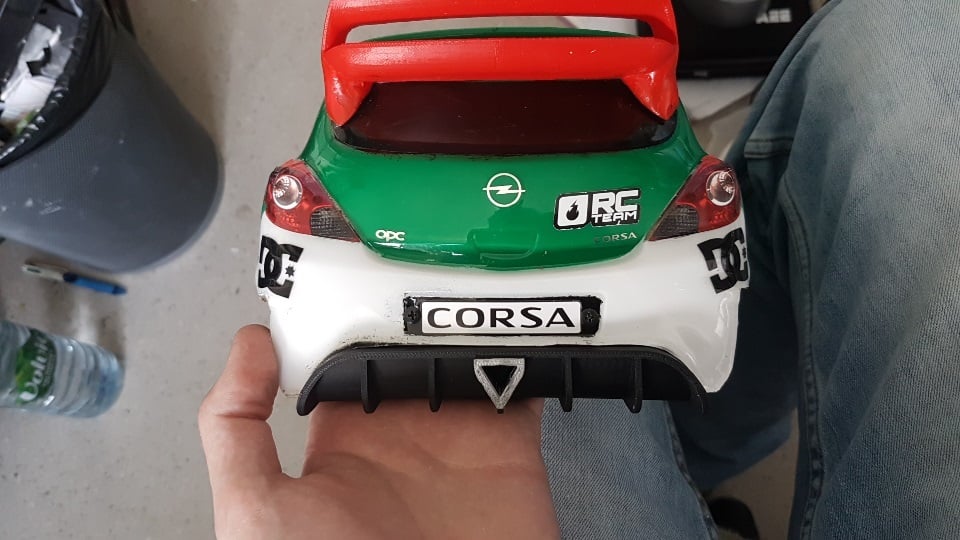 Диффузор для кузова Opel Corsa 1/10