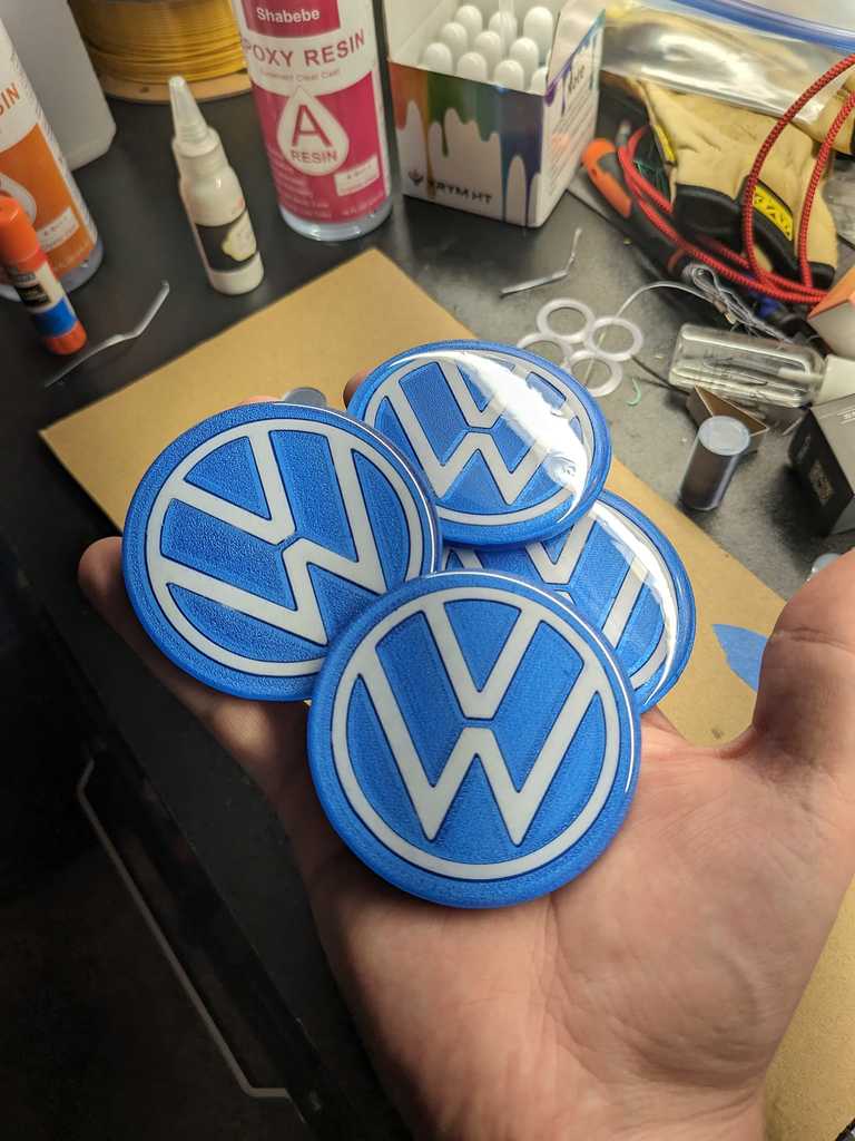 3D-модель VW логотипа