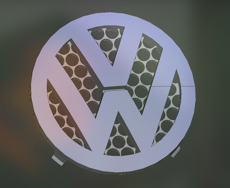 Замена переднего логотипа для Volkswagen T4 с длинным носом