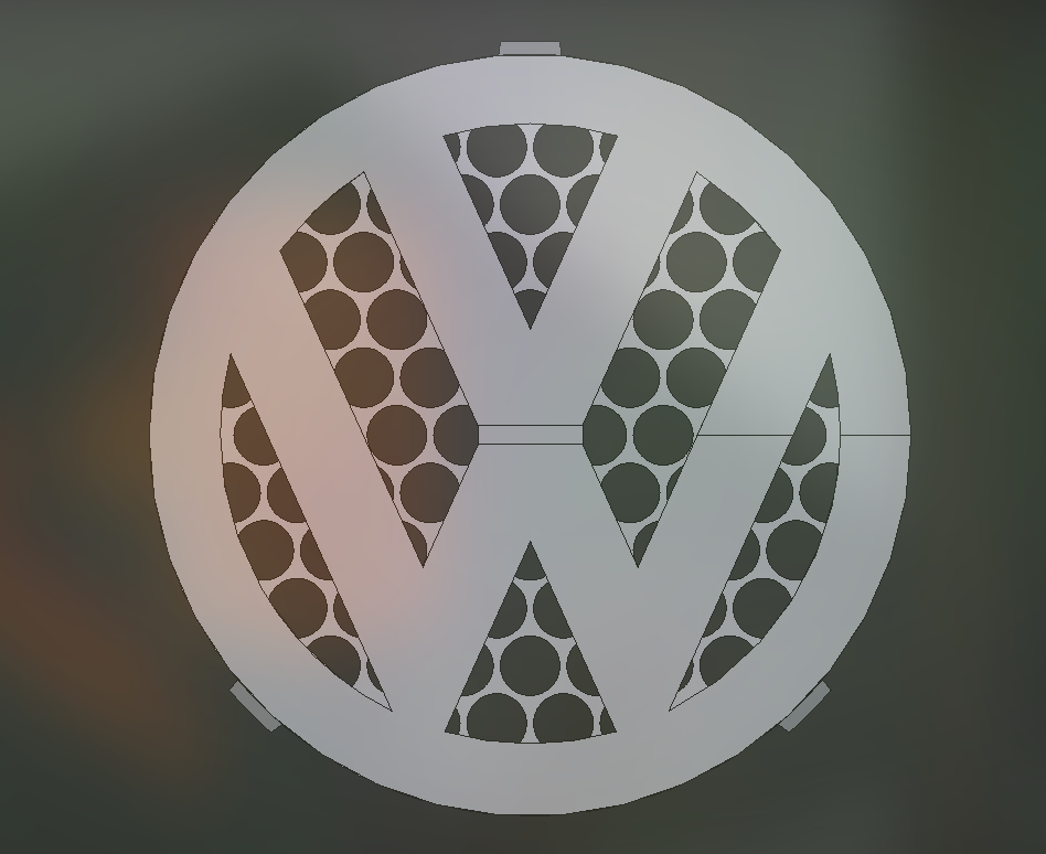 Замена переднего логотипа для Volkswagen T4 с длинным носом