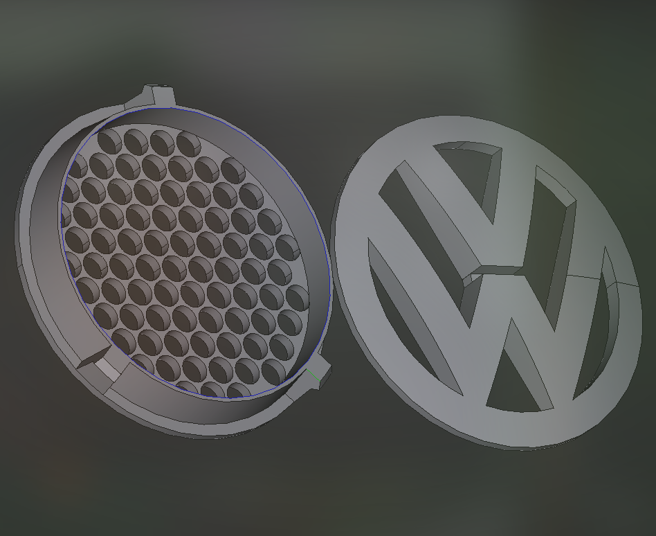 Замена переднего логотипа для Volkswagen T4 с длинным носом