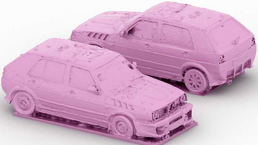 3D скан Volkswagen Golf mk2