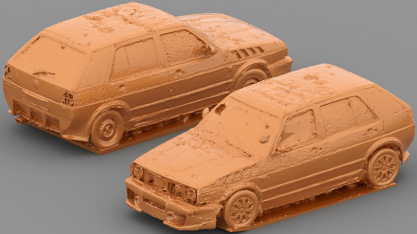3D скан Volkswagen Golf mk2