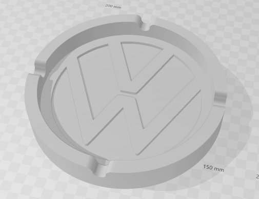 Пепельница с логотипом Volkswagen