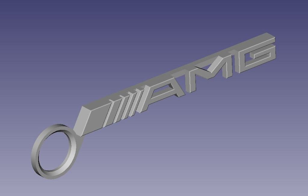 Брелок Mercedes ///AMG