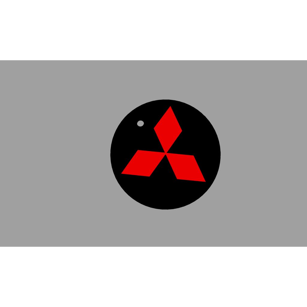 Брелок для логотипа Mitsubishi