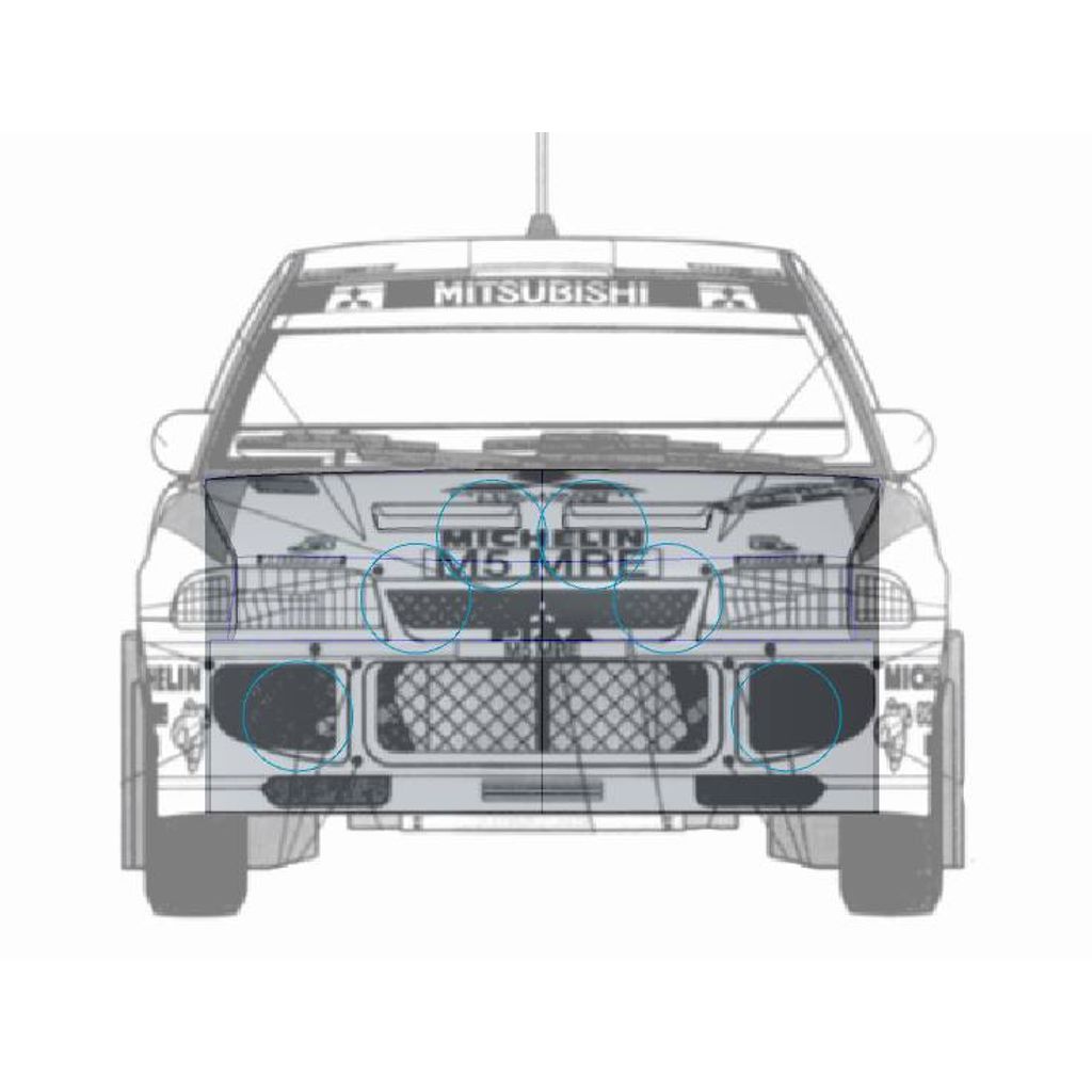 Световой модуль для 1/10 масштаба R/C автомобилей