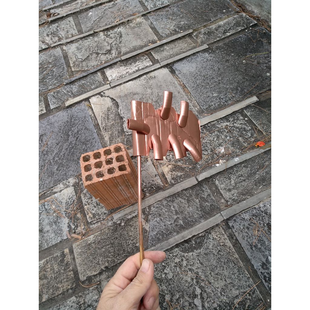 Выхлопная система для модели RC Mitsubishi Zero