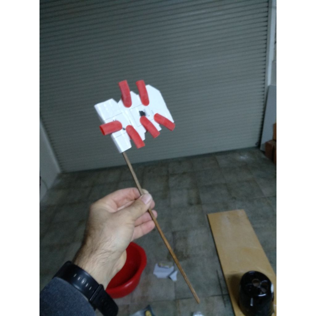 Выхлопная система для модели RC Mitsubishi Zero