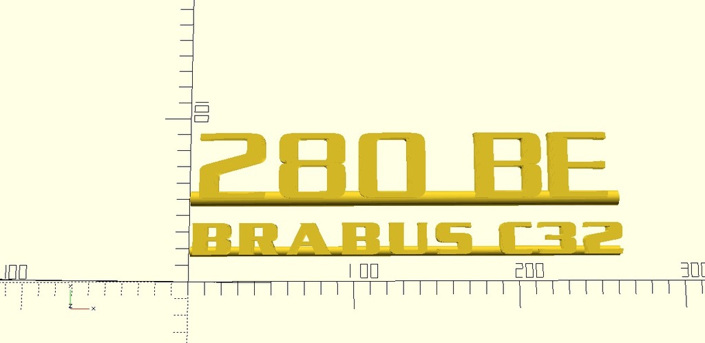 Кастомный логотип Mercedes