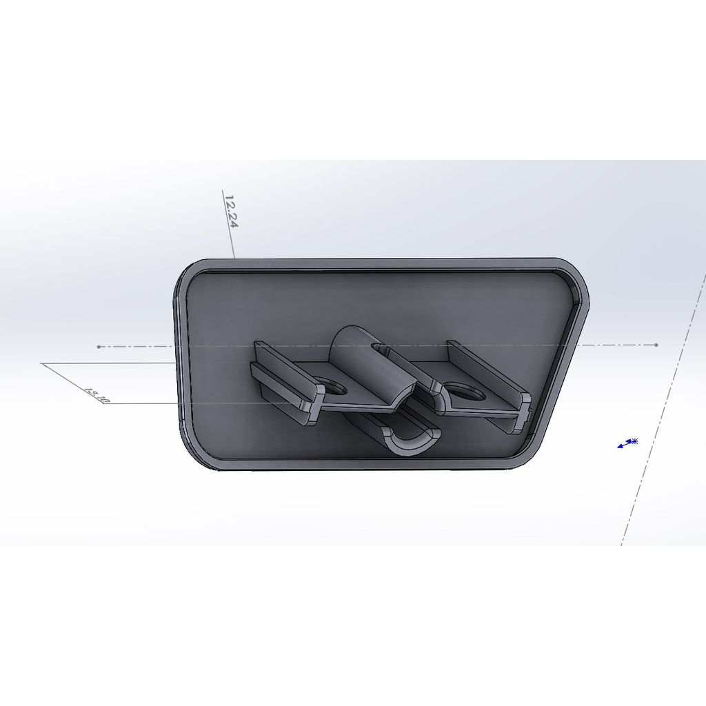 Крышка омывателя фар для Mitsubishi Outlander XL 2005-2009