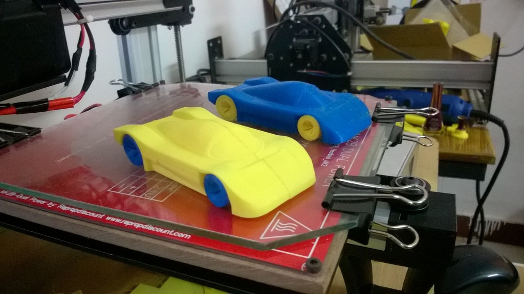 3D Модель автомобиля Mercedes C9