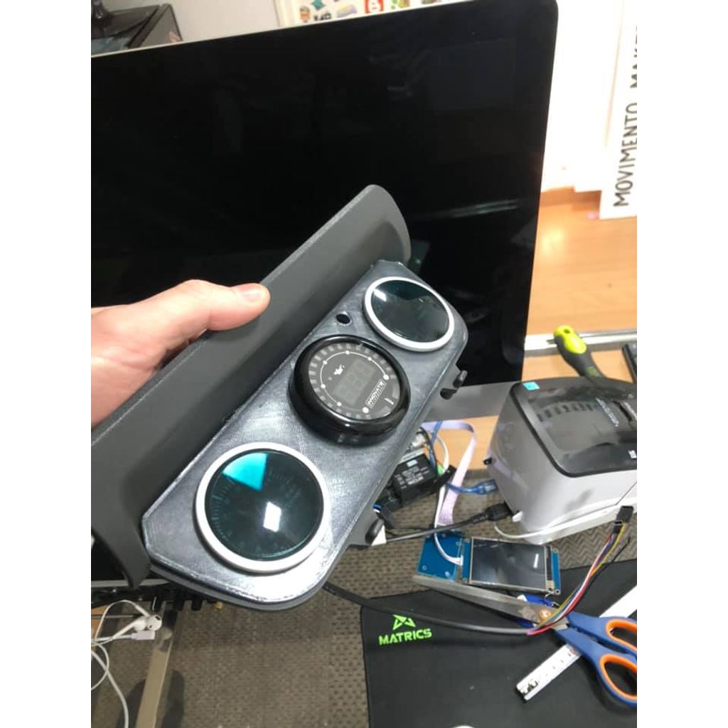 Держатель датчиков Mitsubishi Pajero 2800 для датчиков 52 мм