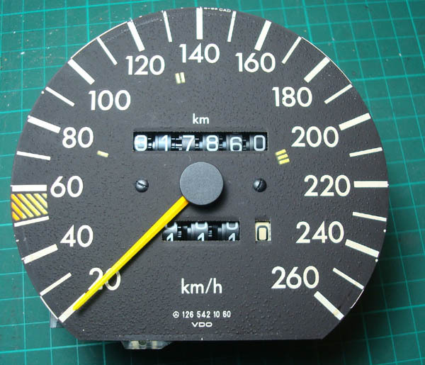 Модель шестерни для спидометра W126