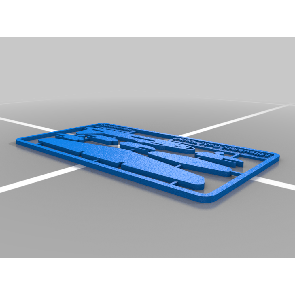 3D-модель карты Mitsubishi G4M "Betty"