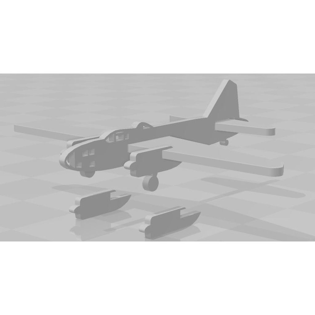 3D-модель карты Mitsubishi G4M "Betty"