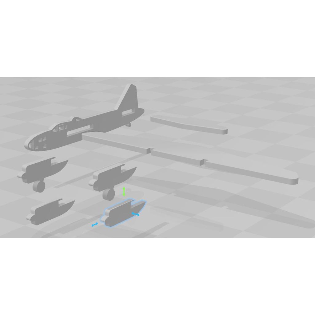 3D-модель карты Mitsubishi G4M "Betty"