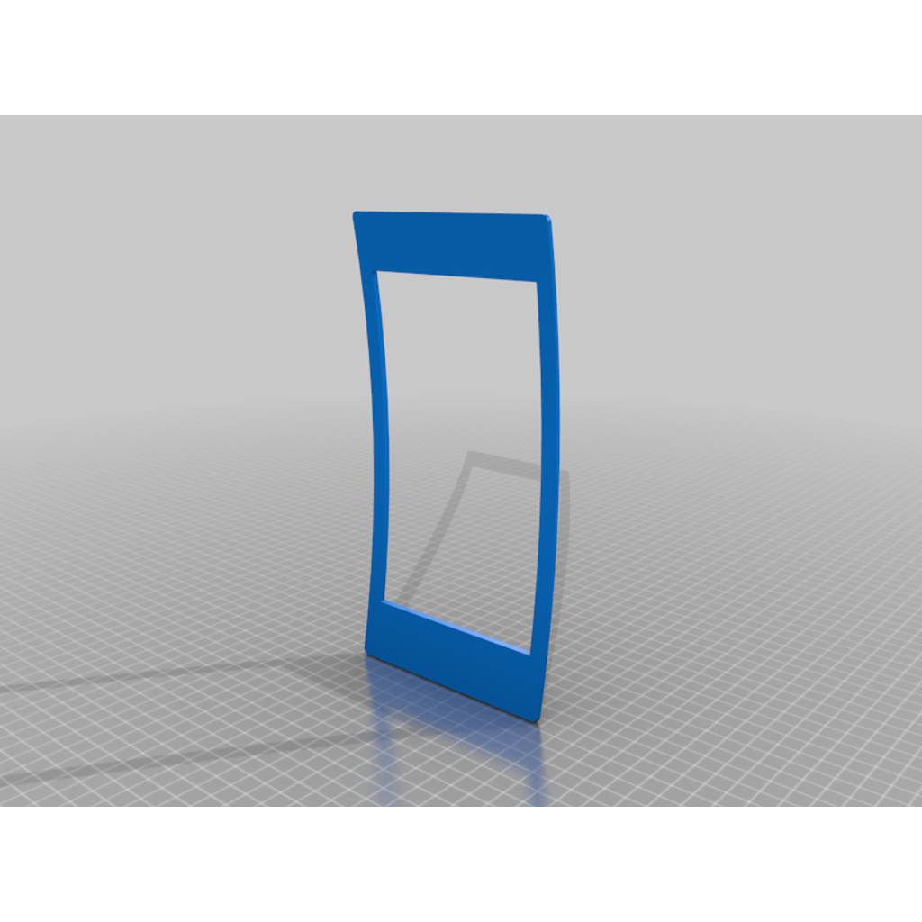 STL файл для радионную рамку двойного DIN для установки в Mitsubishi Endeavor 2004-2011