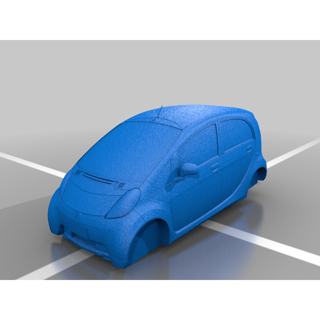 Реплика модели Mitsubishi i-MiEV для 3D печати
