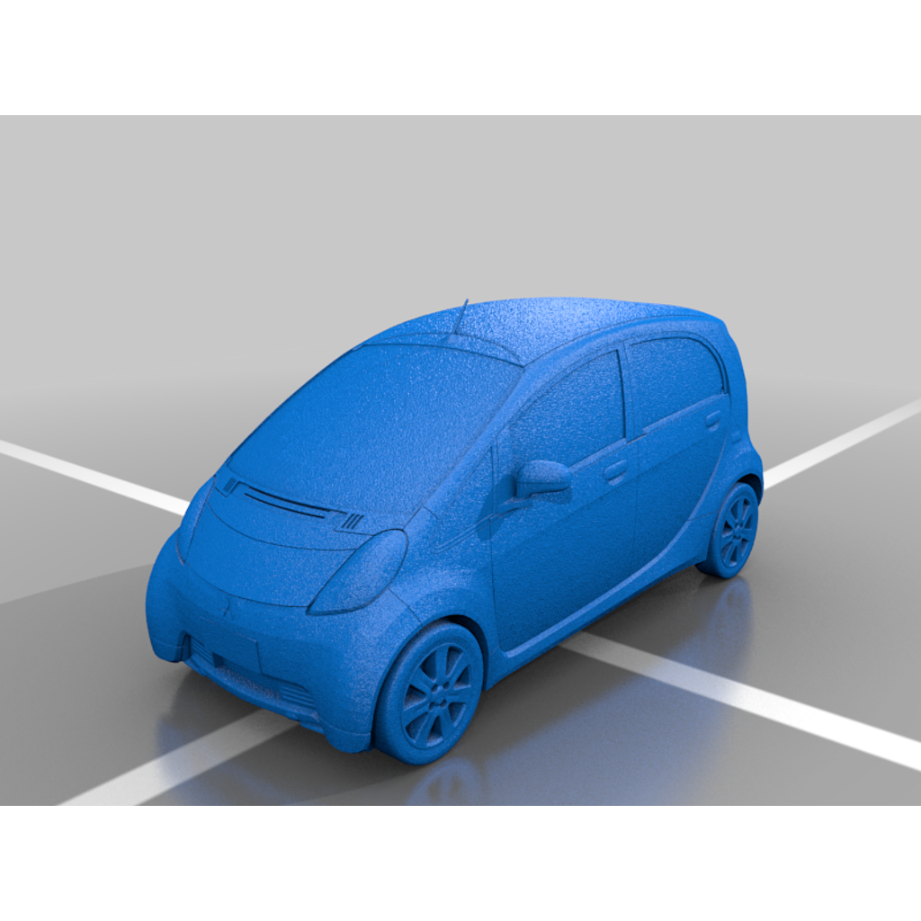 Реплика модели Mitsubishi i-MiEV для 3D печати