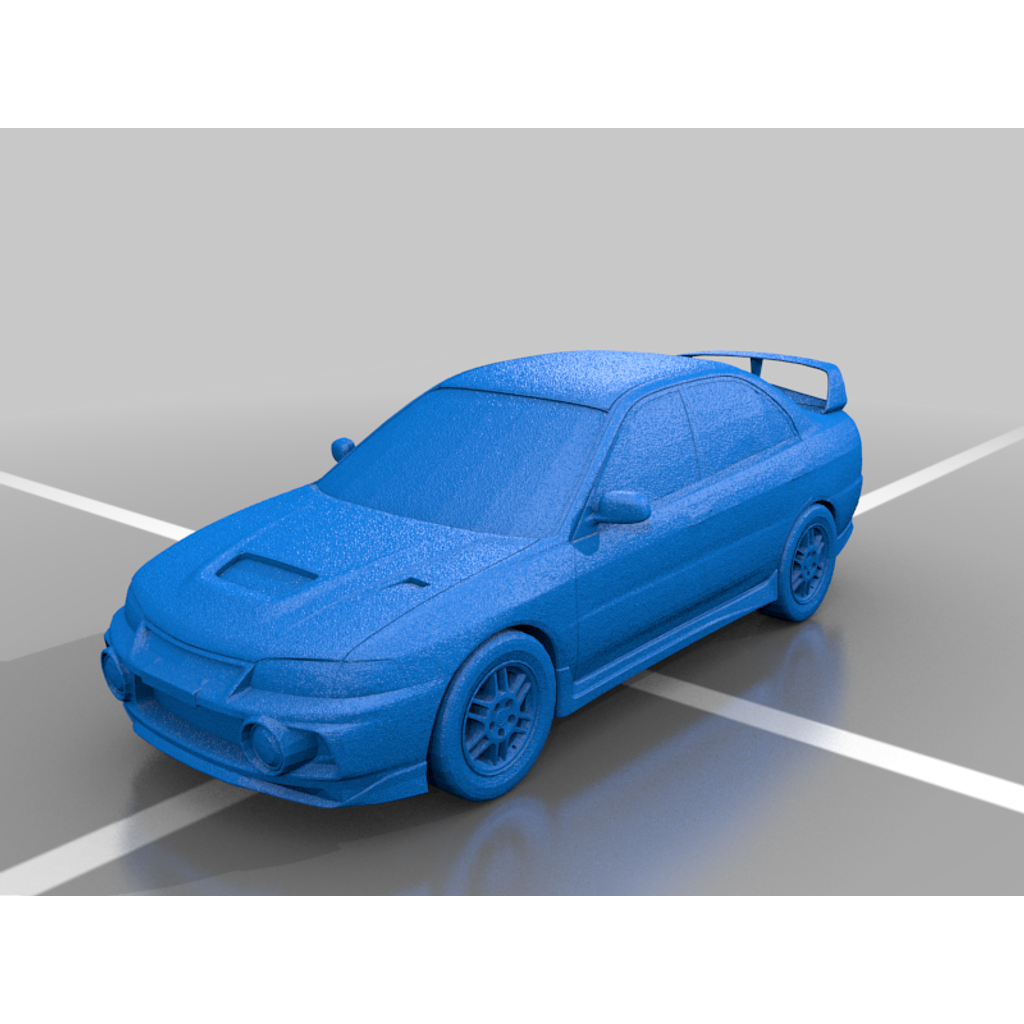 Реплика модели Mitsubishi Lancer Evolution IV (Масштаб 1/1000)