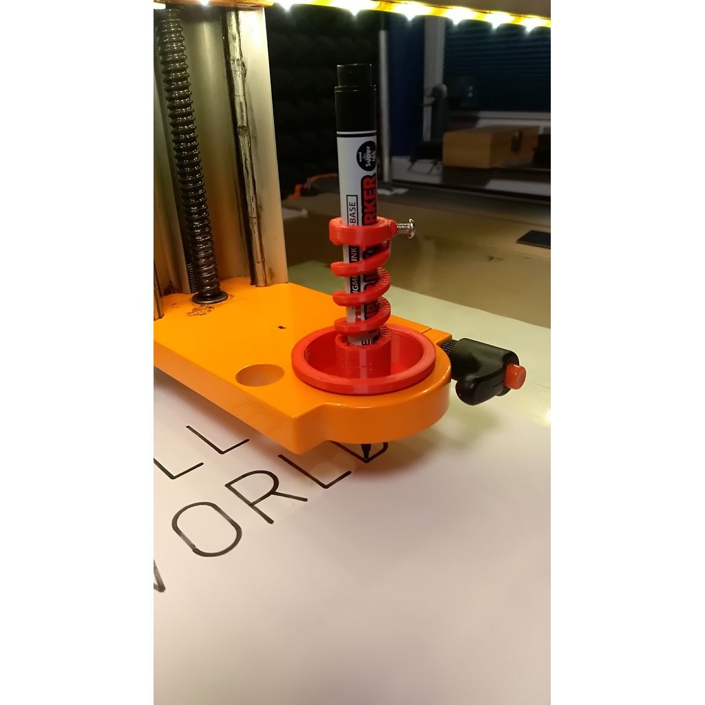 Держатель для карандашей с подшипником и пружиной