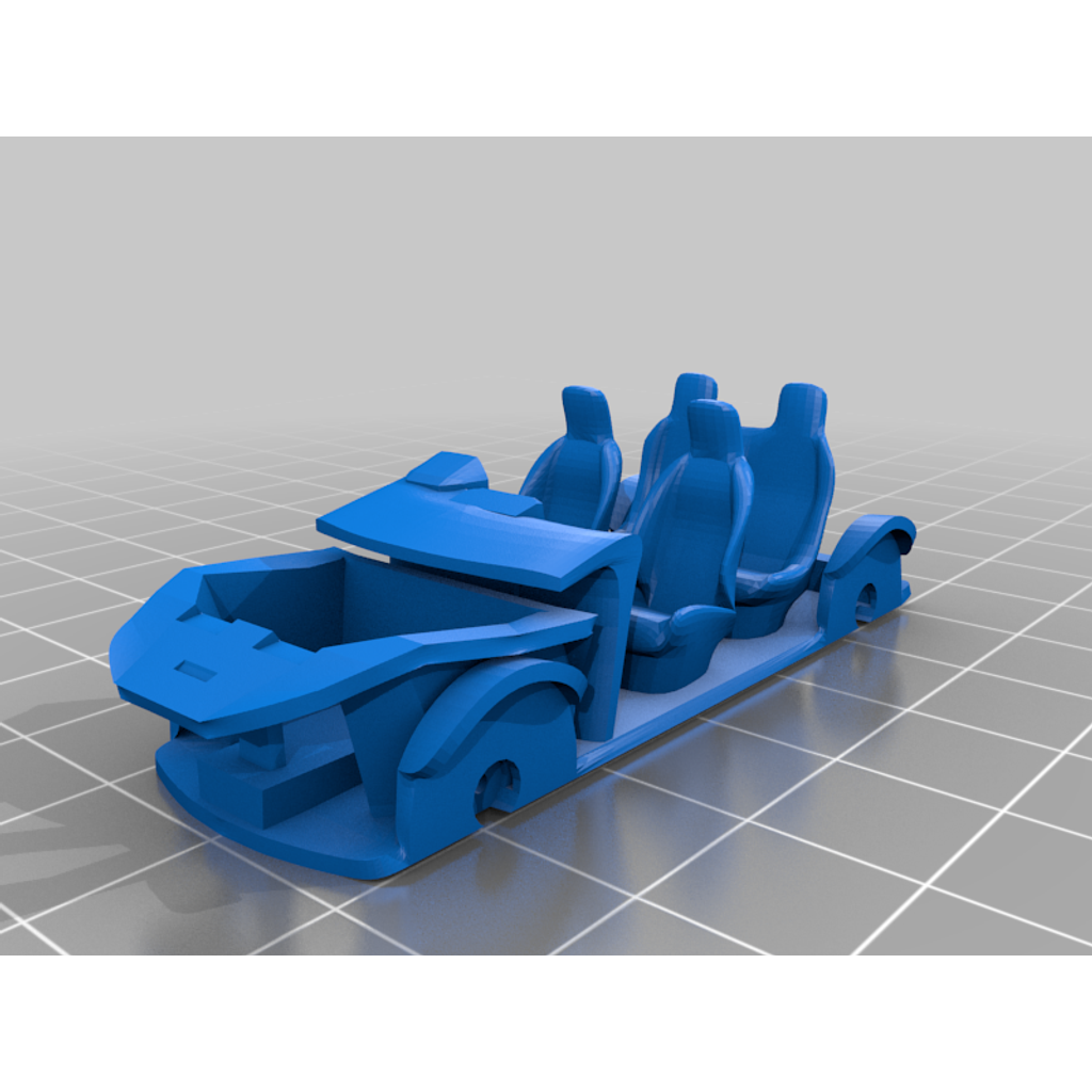 3D-модель внедорожника масштаба 1/64