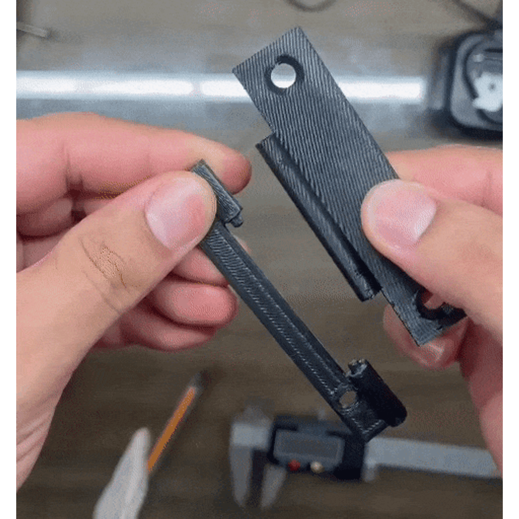 3D-модель с быстросъемной осью