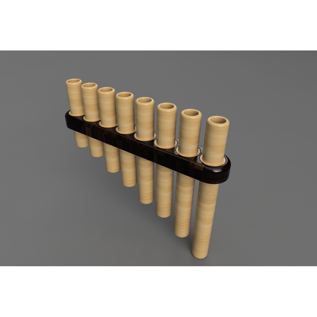 8-звучная панфлейта для 3D-печати