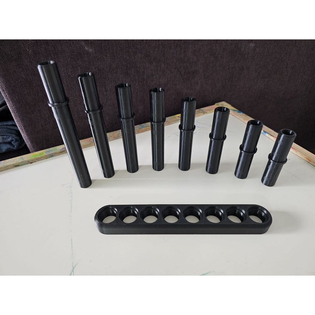 8-звучная панфлейта для 3D-печати