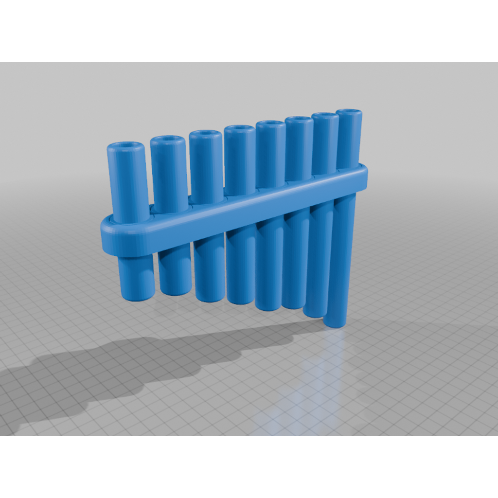 8-звучная панфлейта для 3D-печати