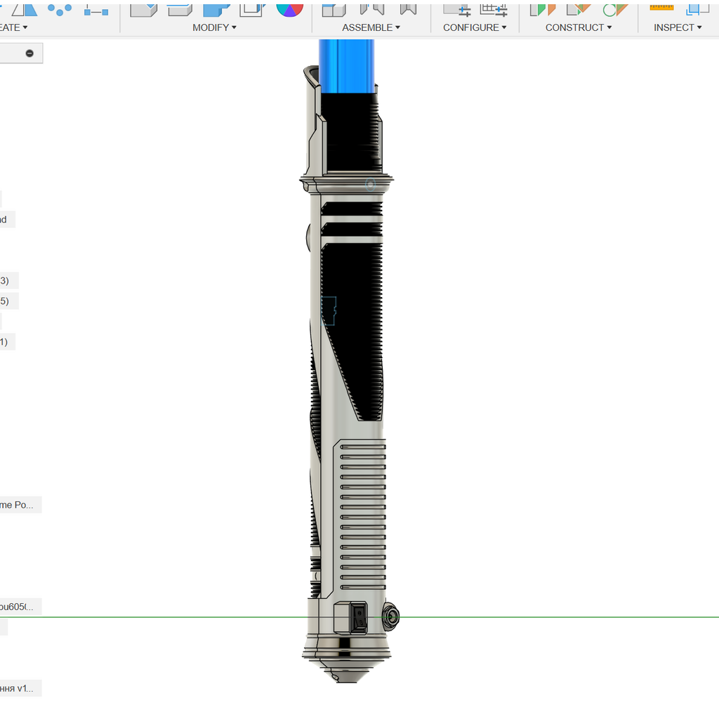 3D Модель Светового Меча