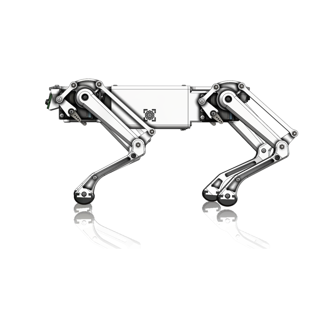 Четвероногий робот с управлением по компьютерному зрению