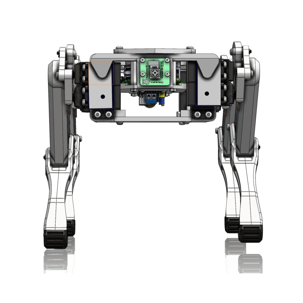Четвероногий робот с управлением по компьютерному зрению