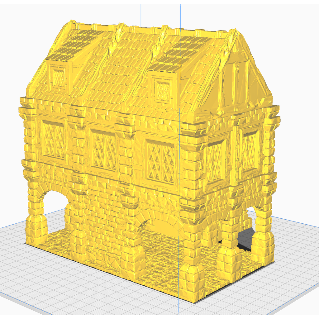 Двухэтажный коттедж в стиле деревни