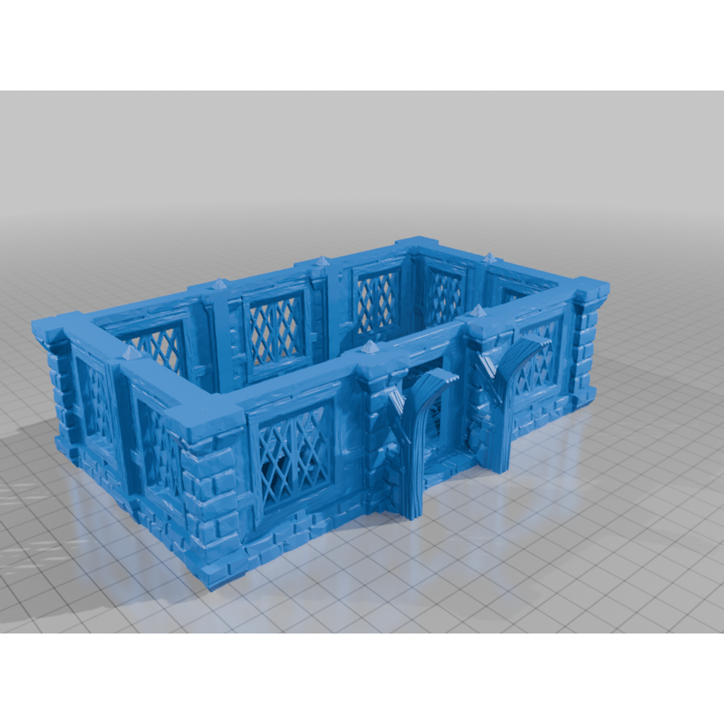 Двухэтажный коттедж в стиле деревни