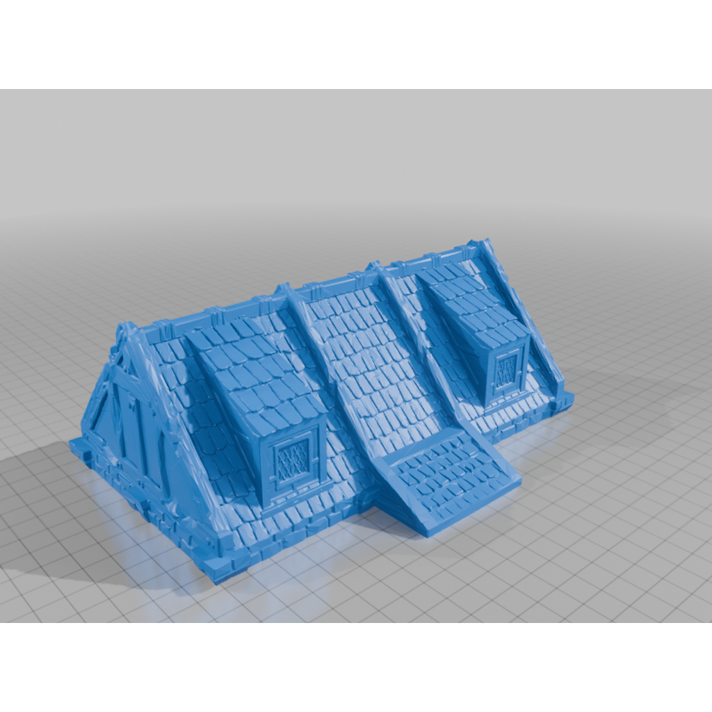 Двухэтажный коттедж в стиле деревни