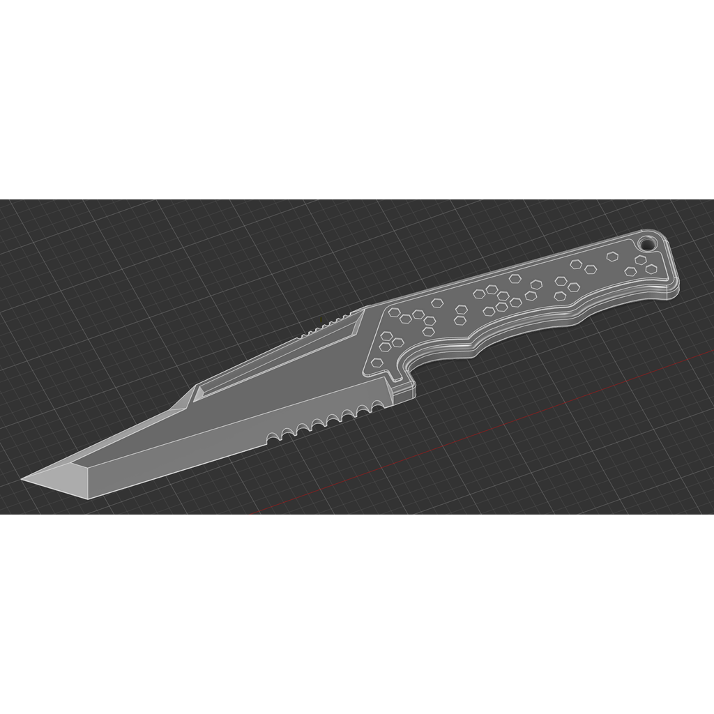 3D-модель ножа